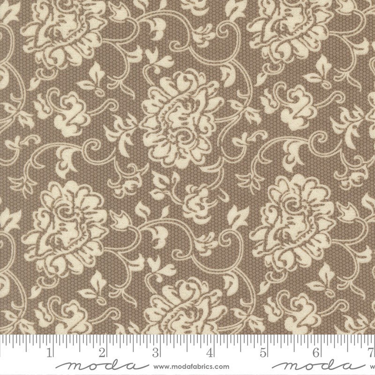 Posh - Echo Florals in Shadow Mist - BasicGrey - Moda