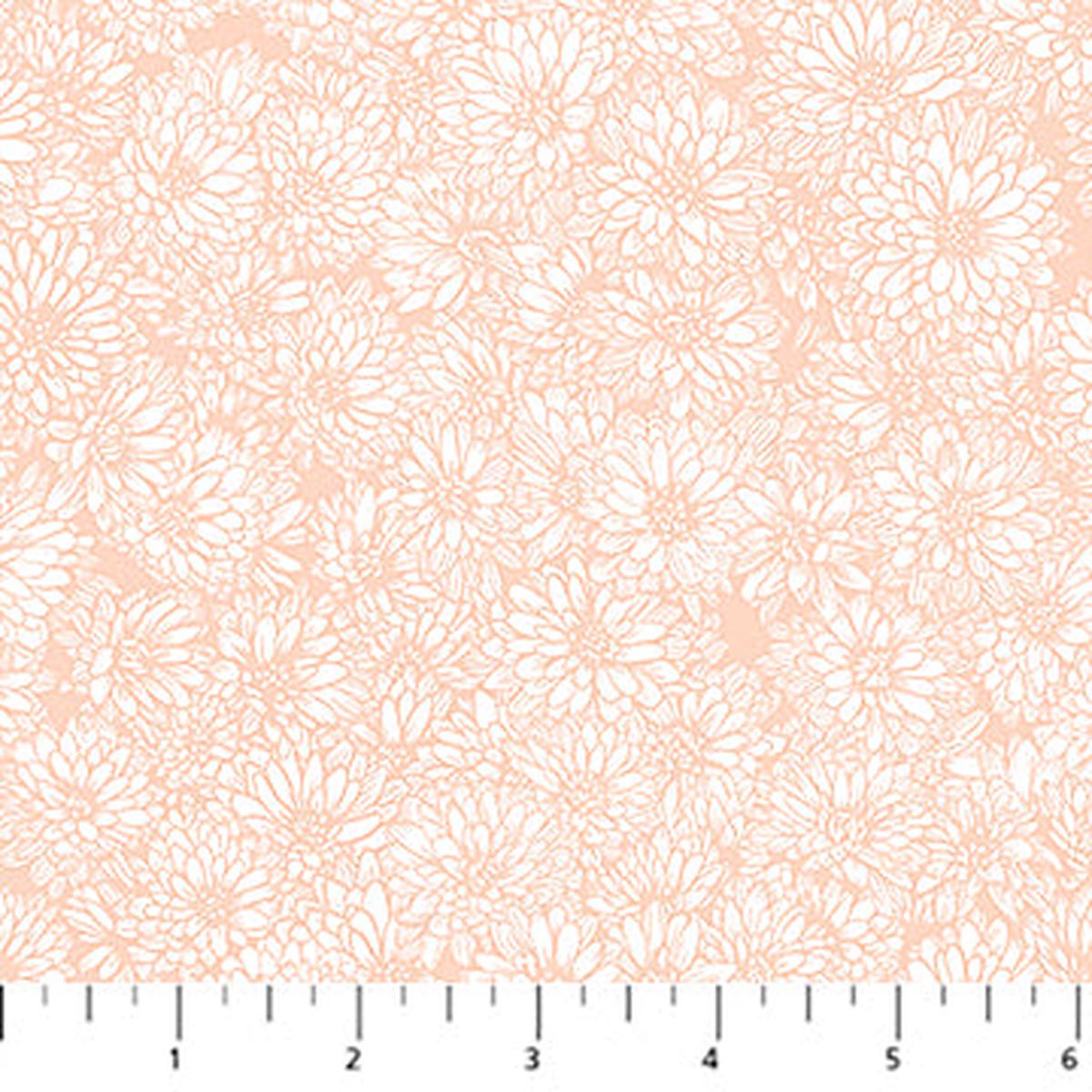 Anna Maria Indelible Soft - Mums Creamsicle - Northcott - Full Bolt