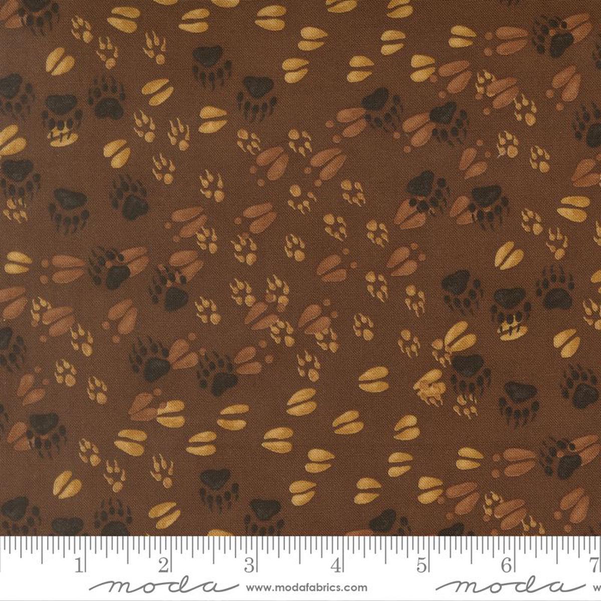 Northwoods Lodge - Animal Tracks in Mud - Deb Strain - Moda