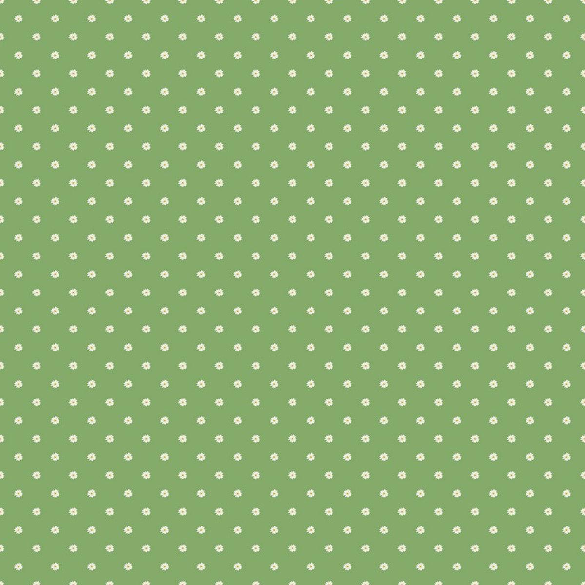 Sun Patch - Daisies in Green - FIGO Studio (Northcott) (Pre-order: Jan 2027)