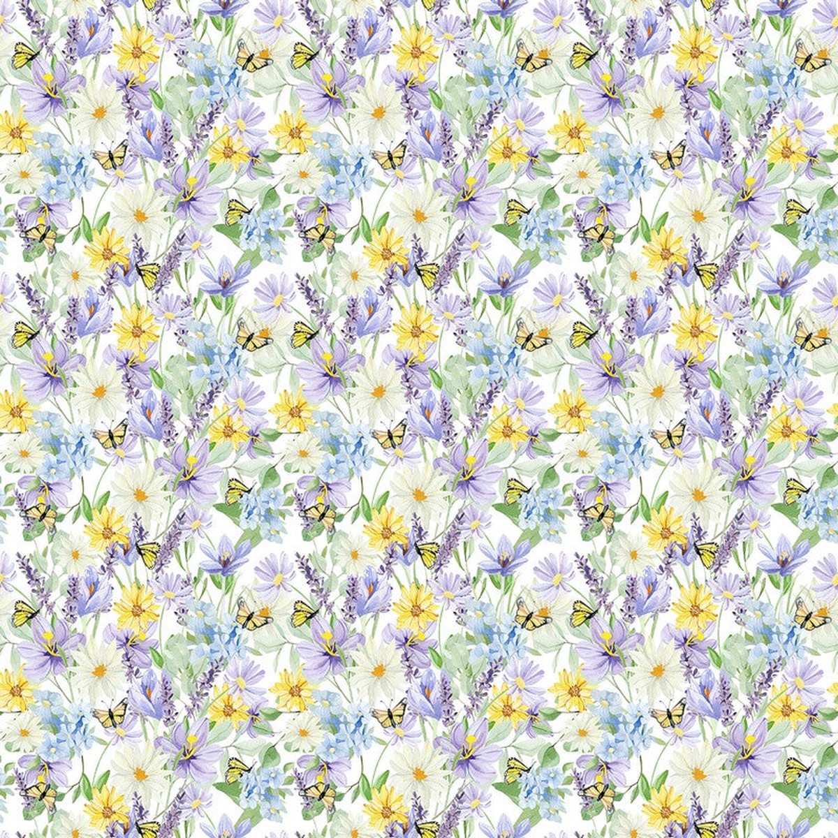 Sun Patch - Garden in Lilac - FIGO Studio (Northcott) (Pre-order: Jan 2027)
