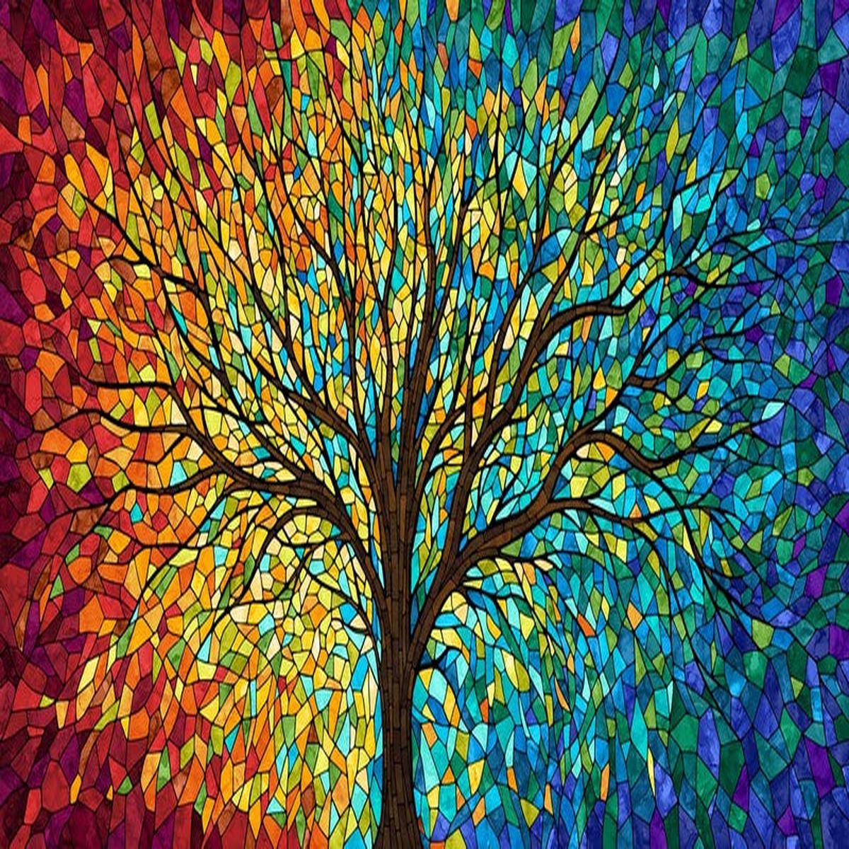 Tree of Life - PANEL in Black - Deborah Edwards & Elena Belokrinitski - Northcott (Pre-order: Dec 2026)