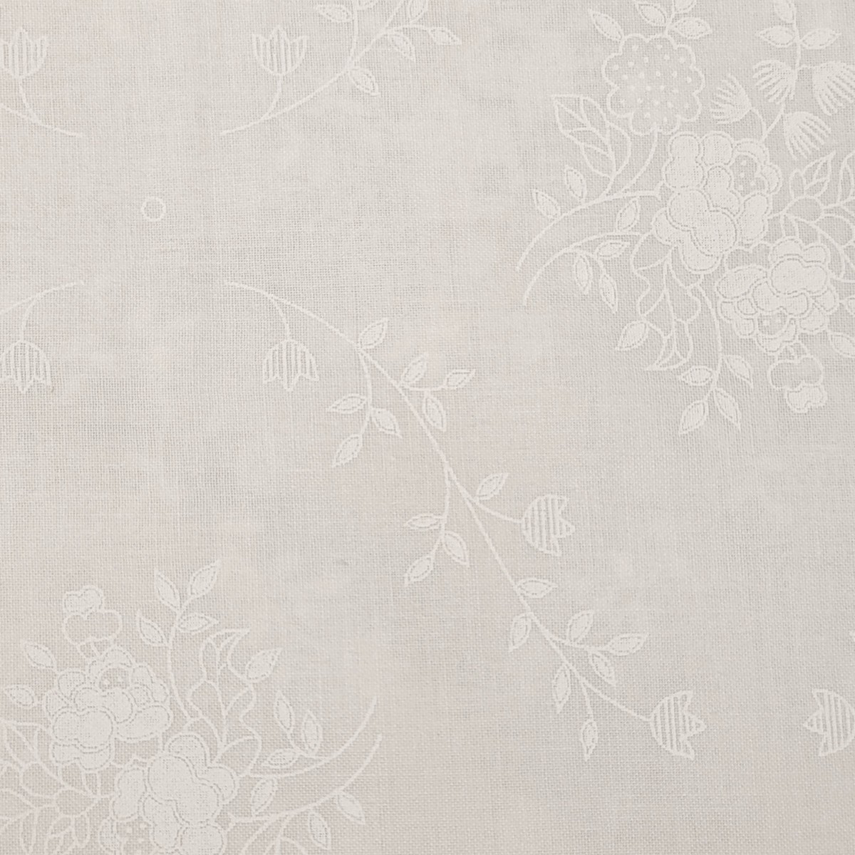 Harmony Prints - White on White - 1250-82 in Floral (FINAL STOCK)
