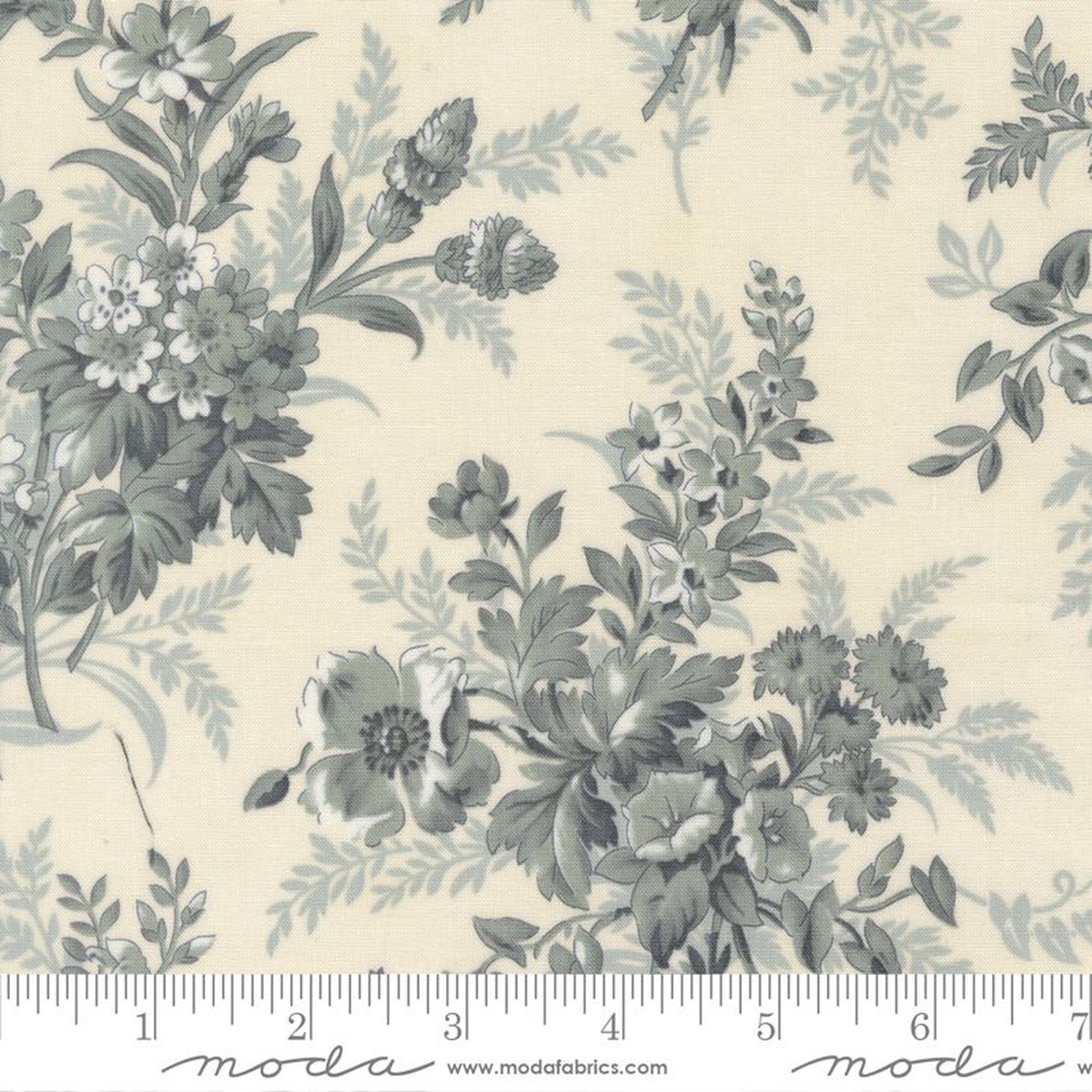 Breathtaking Blues - Bouquets in Porcelain - 3 Sisters - Moda (Pre-order: Sept 2026)