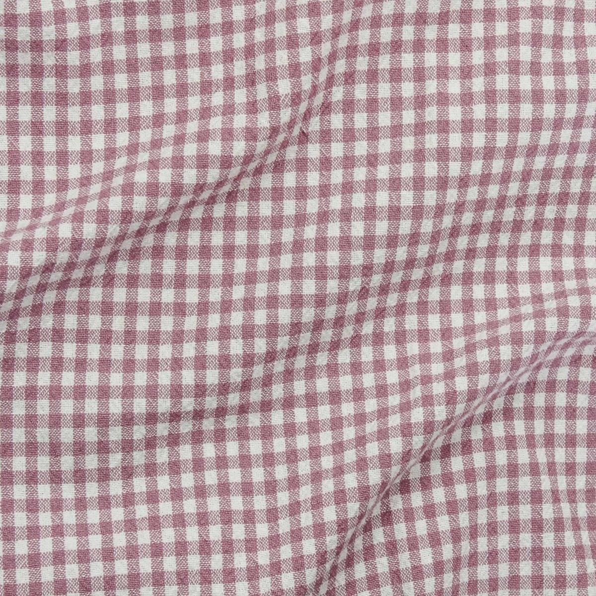 Organic (100% Cotton) Gingham (55") - Rose Glaze - Telio