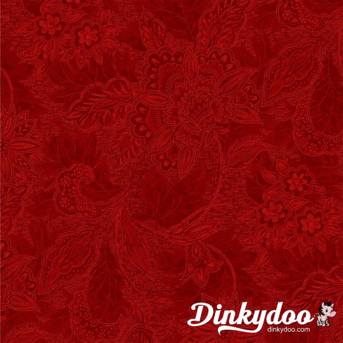 Shadows Jacquard Red 118" Wideback - Oasis