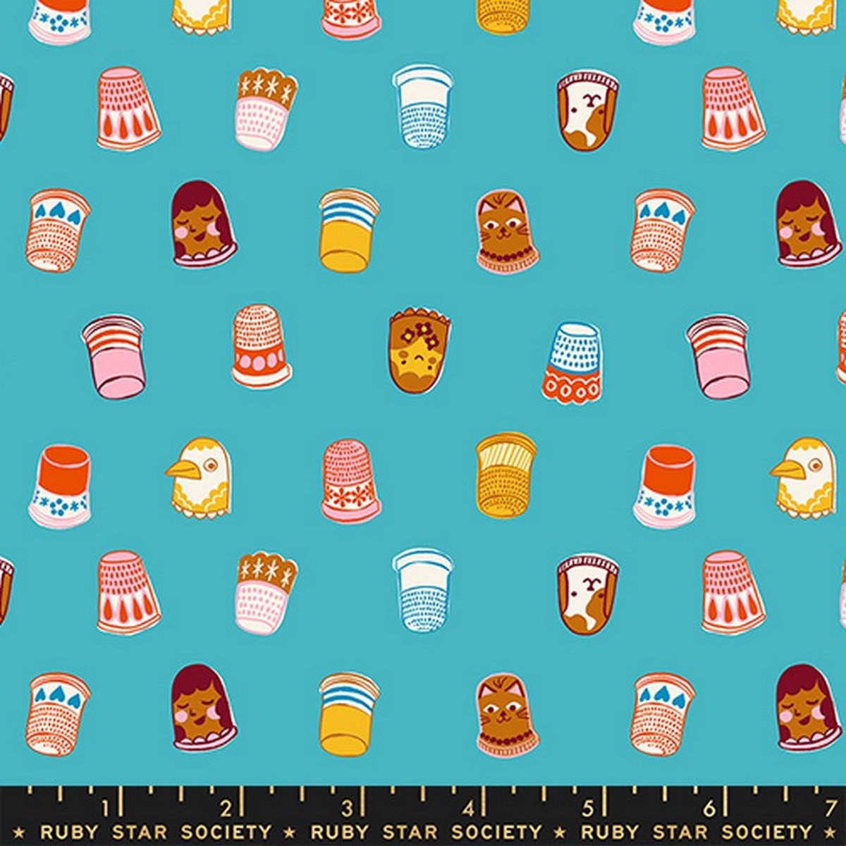 1-800-Notion - Thimbles in Turquoise - Ruby Star Collaborative (Pre-order: Sept 2026)