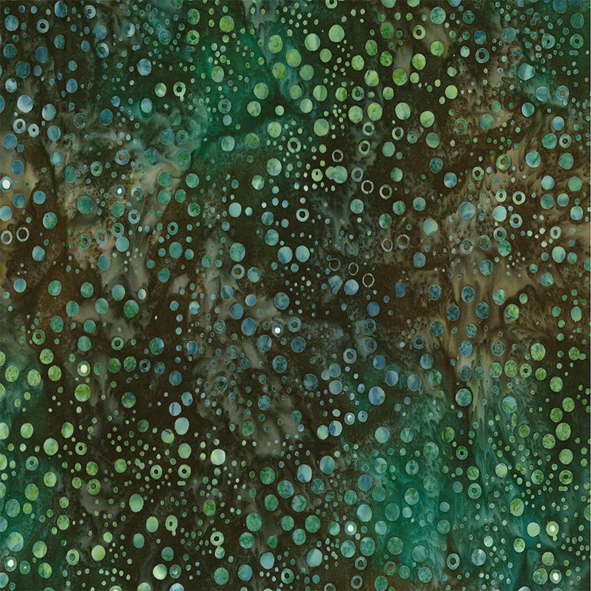 Banyan Batiks Pop Dots - Forest Multi (81900-78) Northcott - Full Bolt (11m)