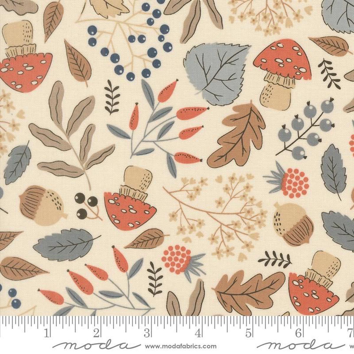 Nature's Sketchbook - Forest Find in Pearl - Elena Amo - Moda (Pre-order: Sept 2026)