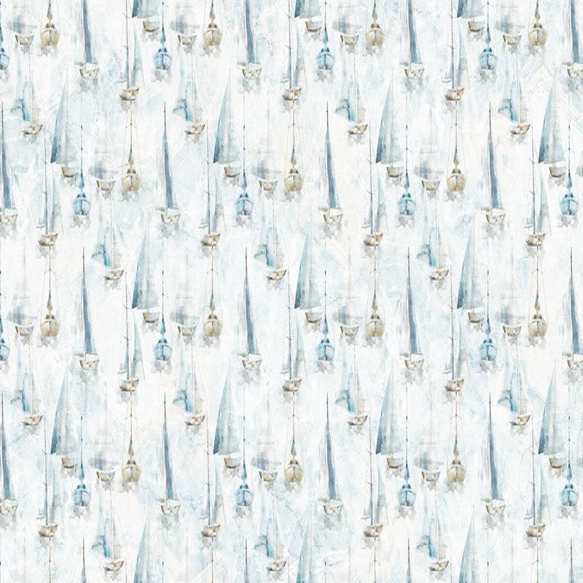 Smooth Sailing - Small Sail Boats in White - Deborah Edwards