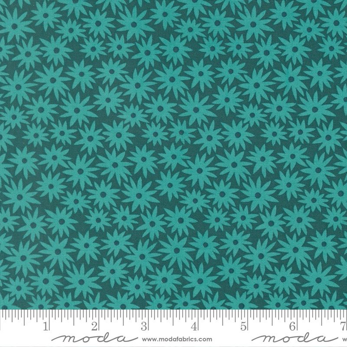 Scenery - Sedum in Dark Teal - Elizabeth Hartman - Moda (Pre-order: Sept 2026)