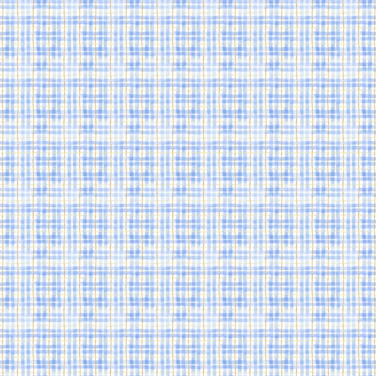 Sun Patch - Plaid in Blue - FIGO Studio (Northcott) (Pre-order: Jan 2027)