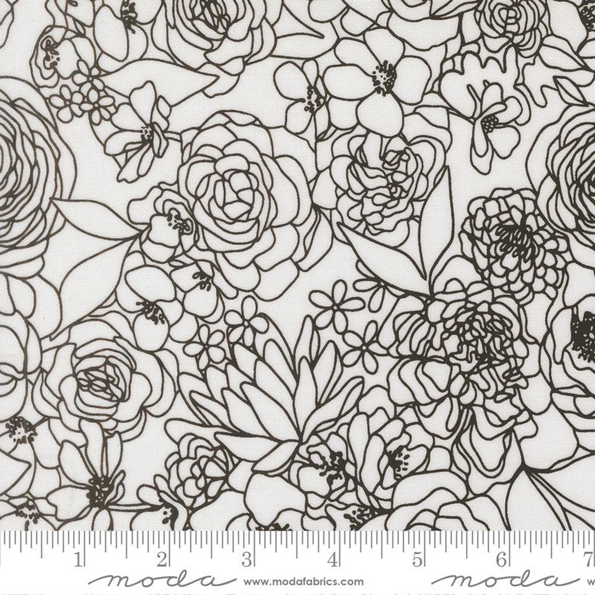 True to Hue - Hidden Facet in Love Dove Night - Alli K Designs - Moda