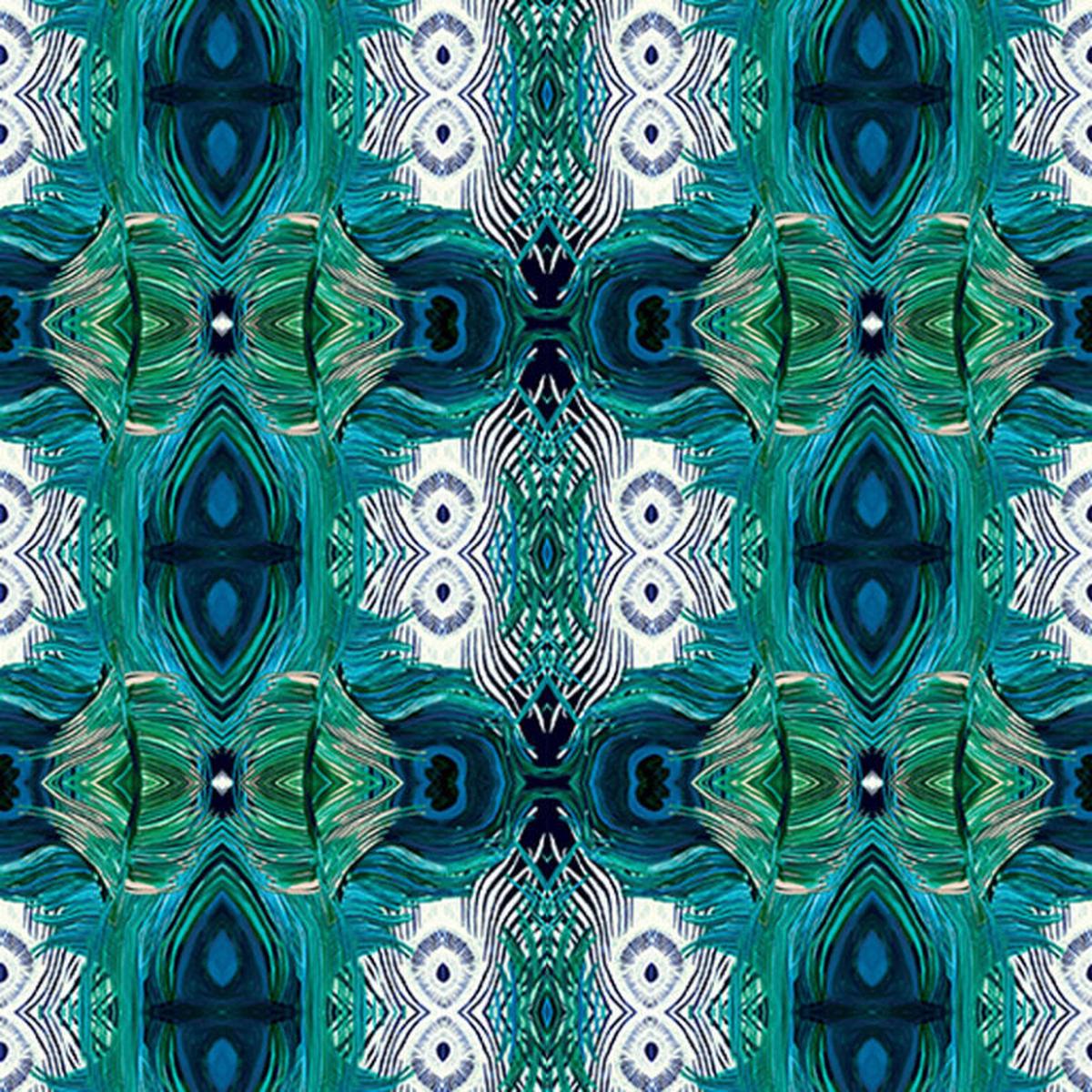 Affinity - Teal 16684-85 - Benartex
