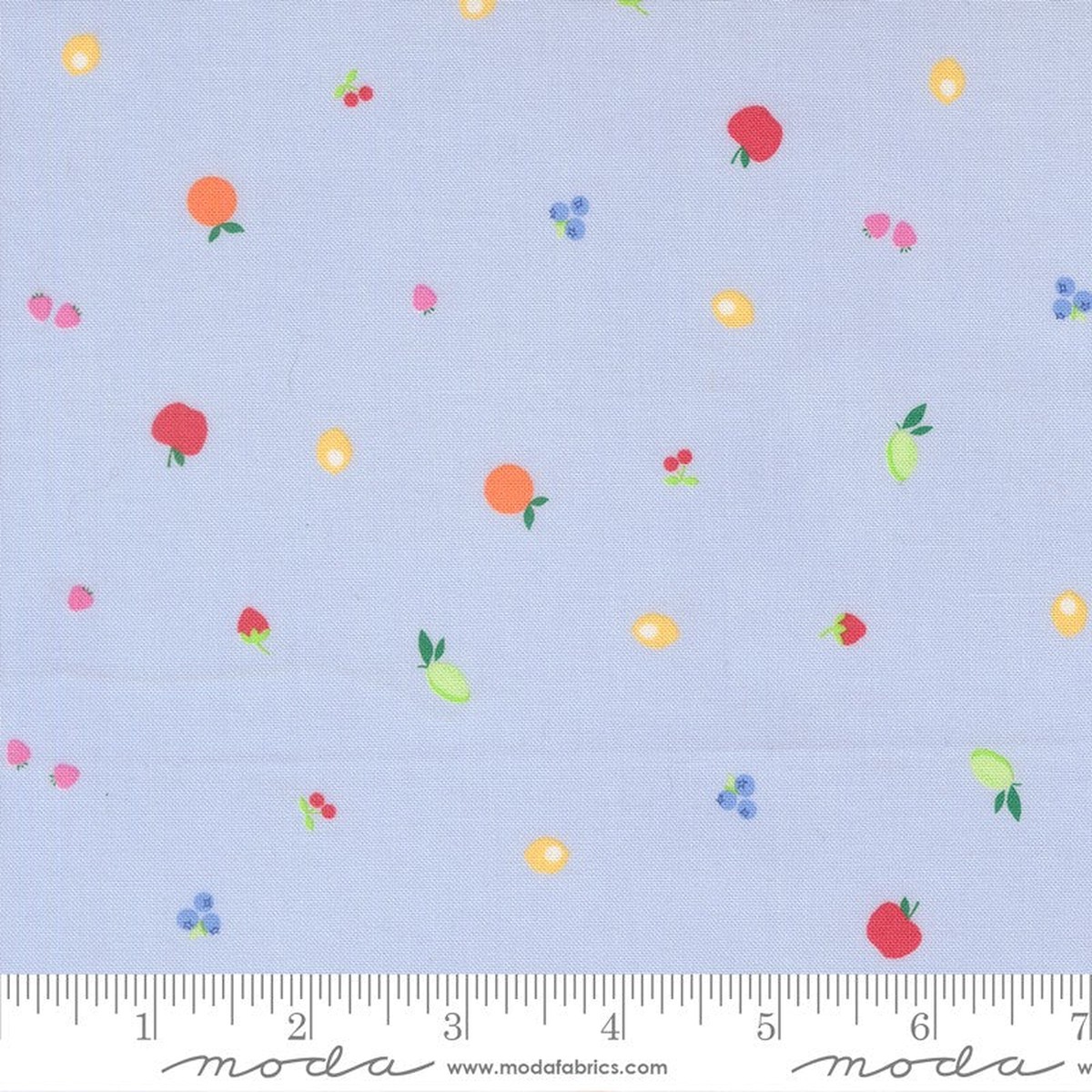 Fruit Salad - Snacks in Light Blue - Corey Yoder - Moda