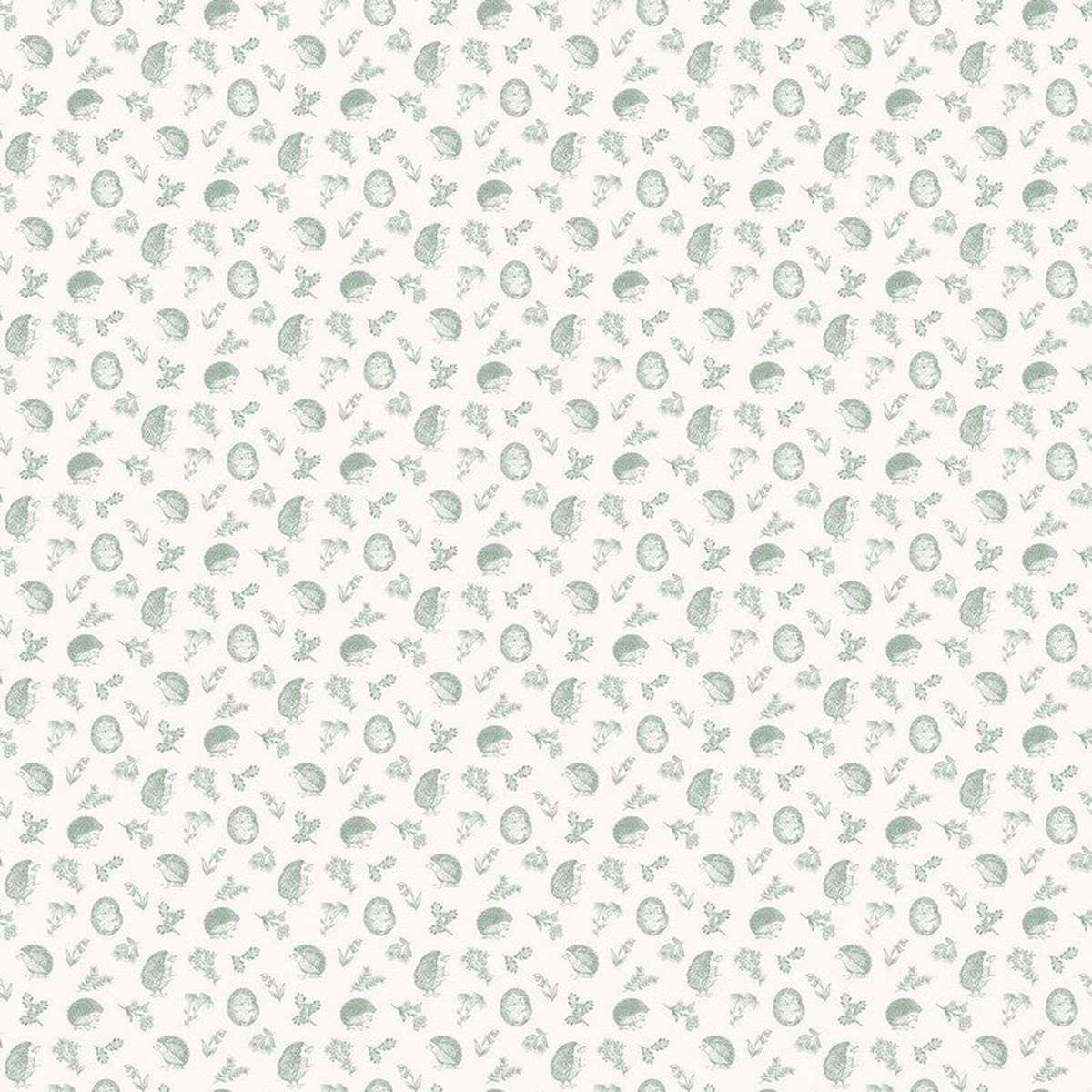 Hedgehog Hollow - Toile in Cream/Wedgewood - Deborah Edwards - Northcott (Pre-order: Dec 2026)