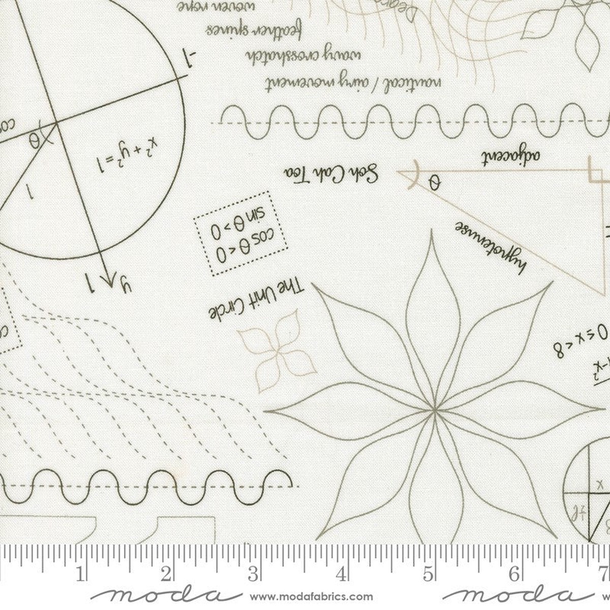 Tranquility - Trig Calc in Off White - Sariditty - Moda (Pre-order: Dec 2026)