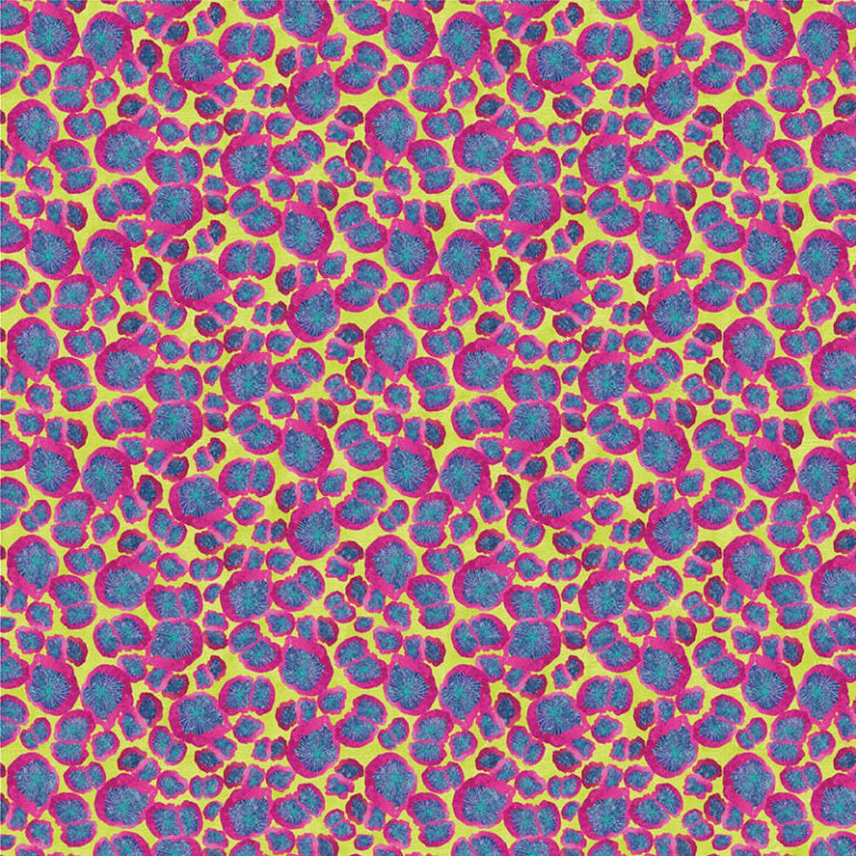 Modern Mushrooms - Fuchsia Lime - Benartex 16470-23