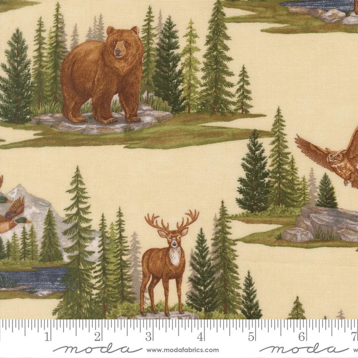 Northwoods Lodge - Main in Natural - Deb Strain - Moda