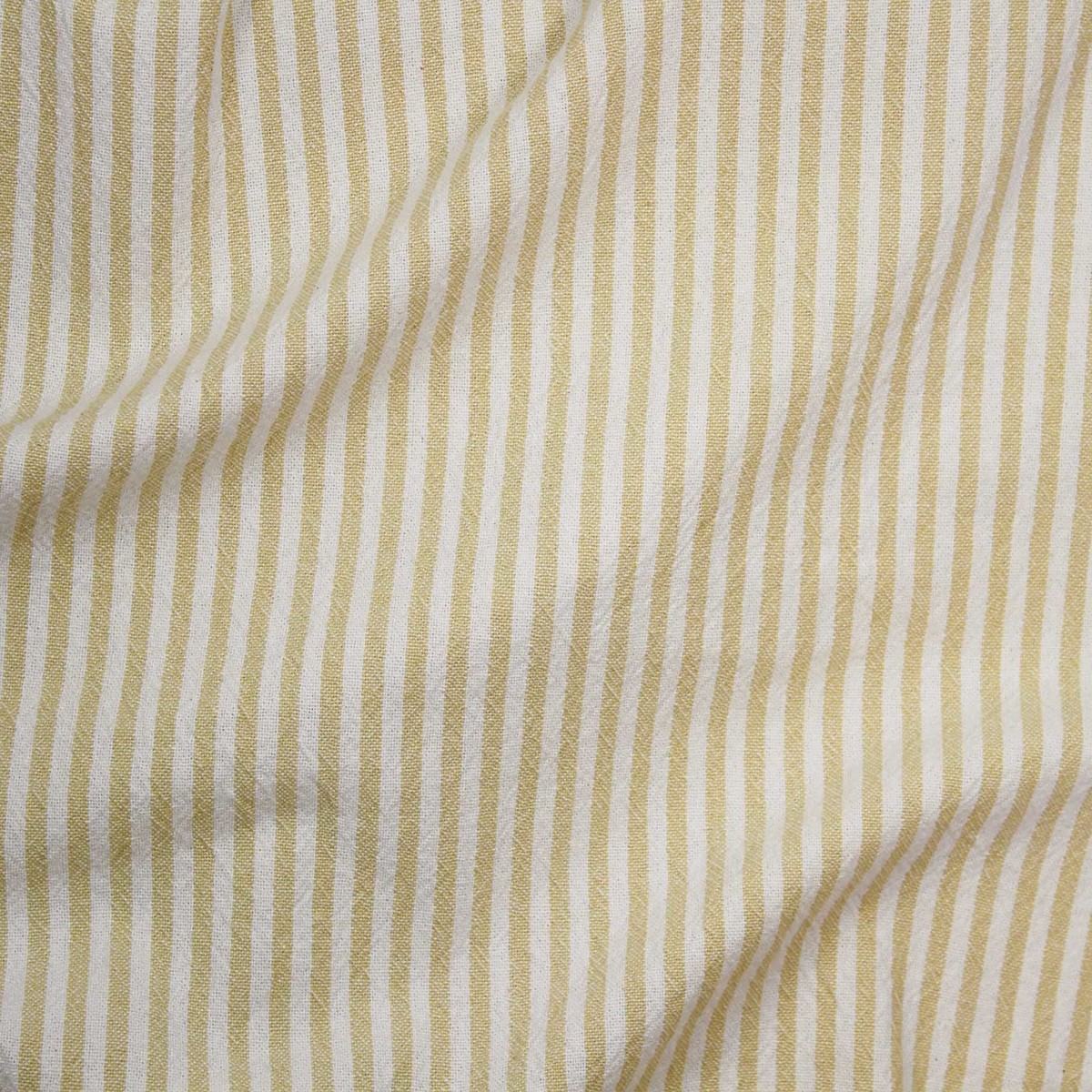 Organic (100% Cotton) Stripes (55") - Yellow/White - Telio