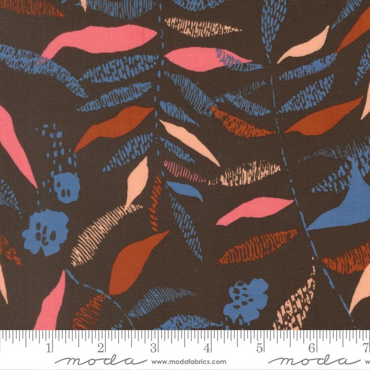 Boho Haven - Textured Frond in Walnut - Fancy That Design House - Moda