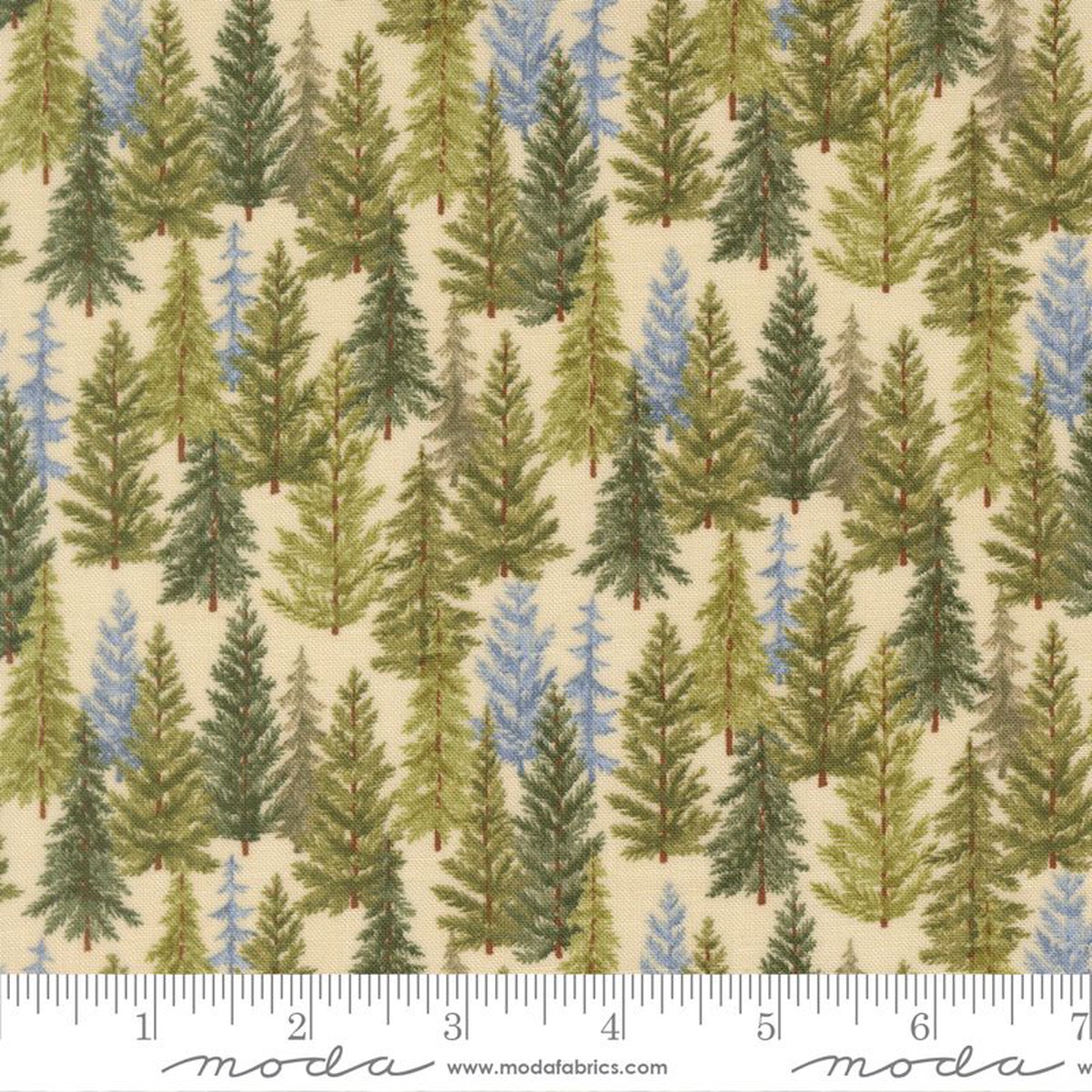 Northwoods Lodge - Treeline in Natural - Deb Strain - Moda (Pre-order: Sept 2026)