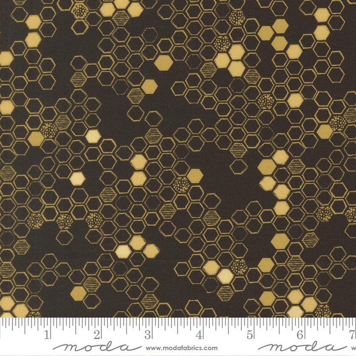 Pollinators - Honeycomb in Onyx - Robin Pickens - Moda (Pre-order: Jan 2027)