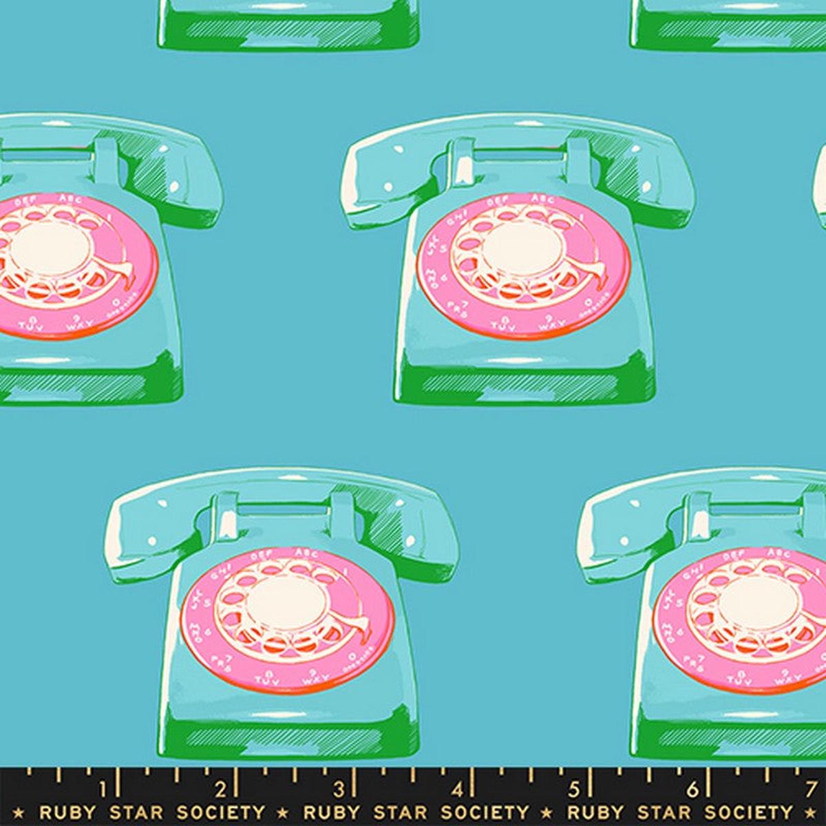 Sparkle Mart - Telephones in Dark Turquoise - Melody Miller - Ruby Star Society (Pre-order: Oct 2026)