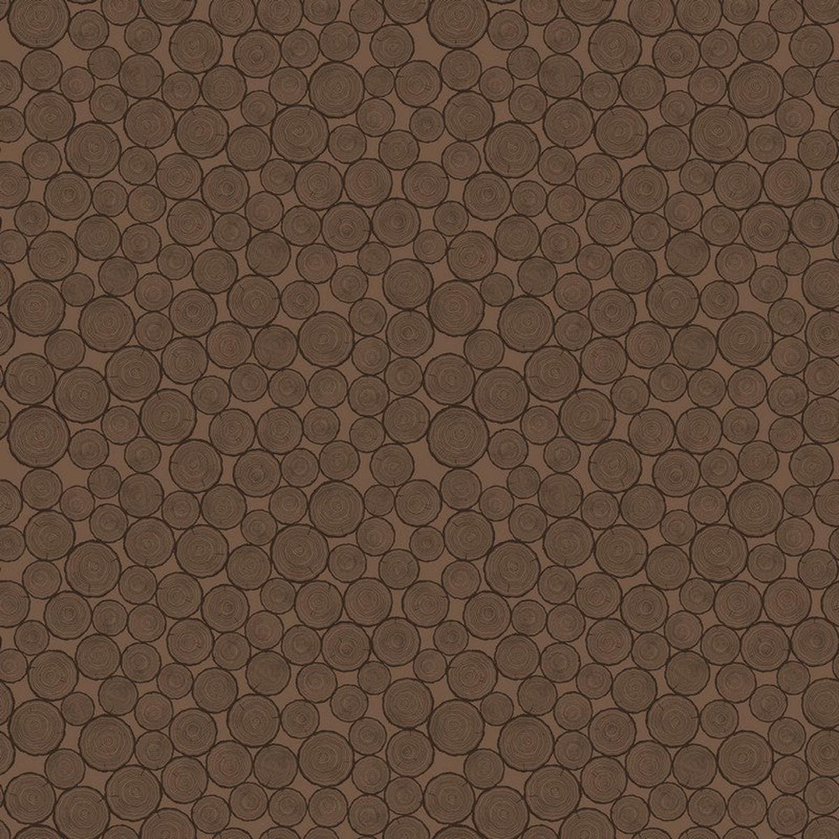 Camping Therapy - Wood Pile in Brown - Patrick Lose - Northcott