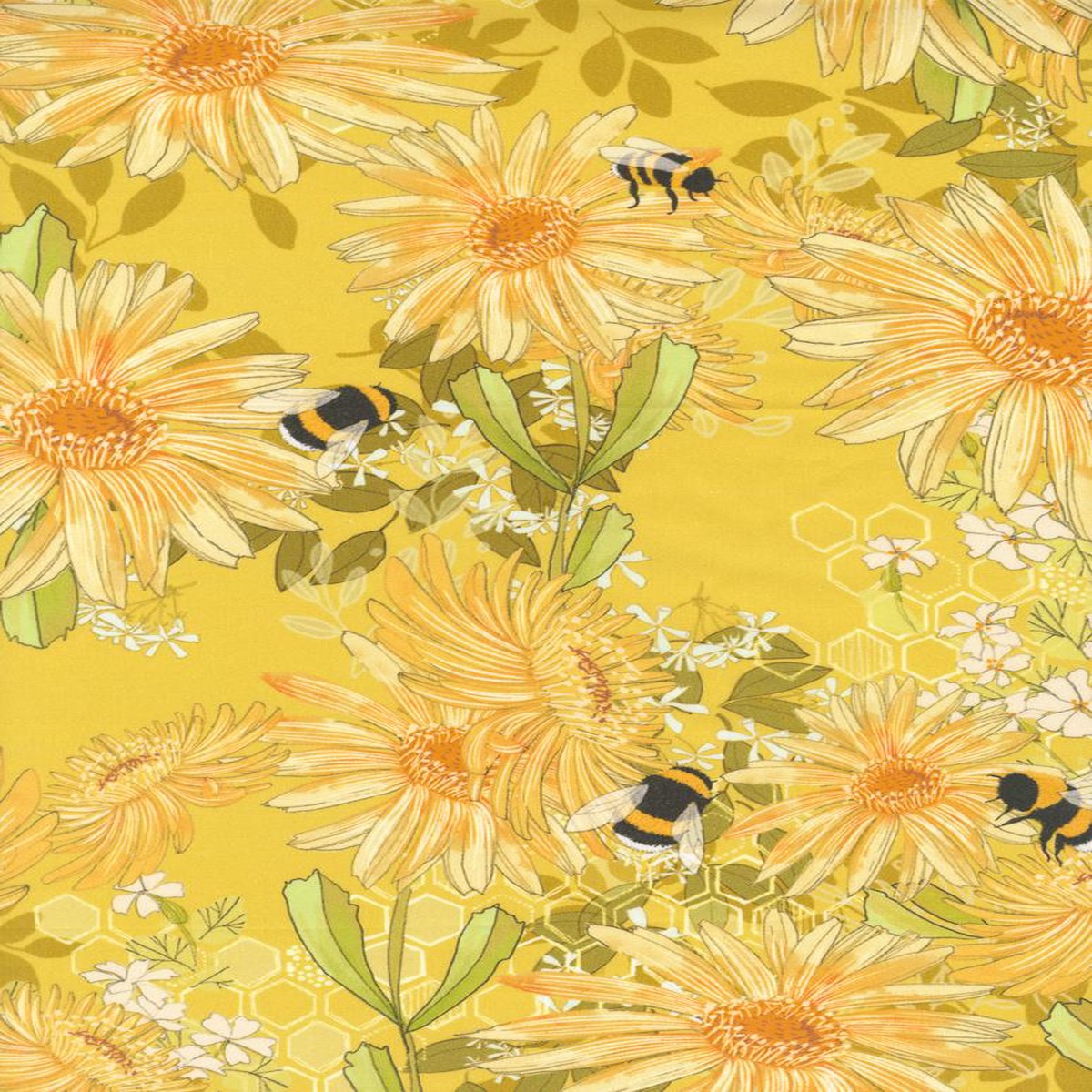 Pollinators 108" Wideback - Golden - Robin Pickens - Moda (Pre-order: Jan 2027)