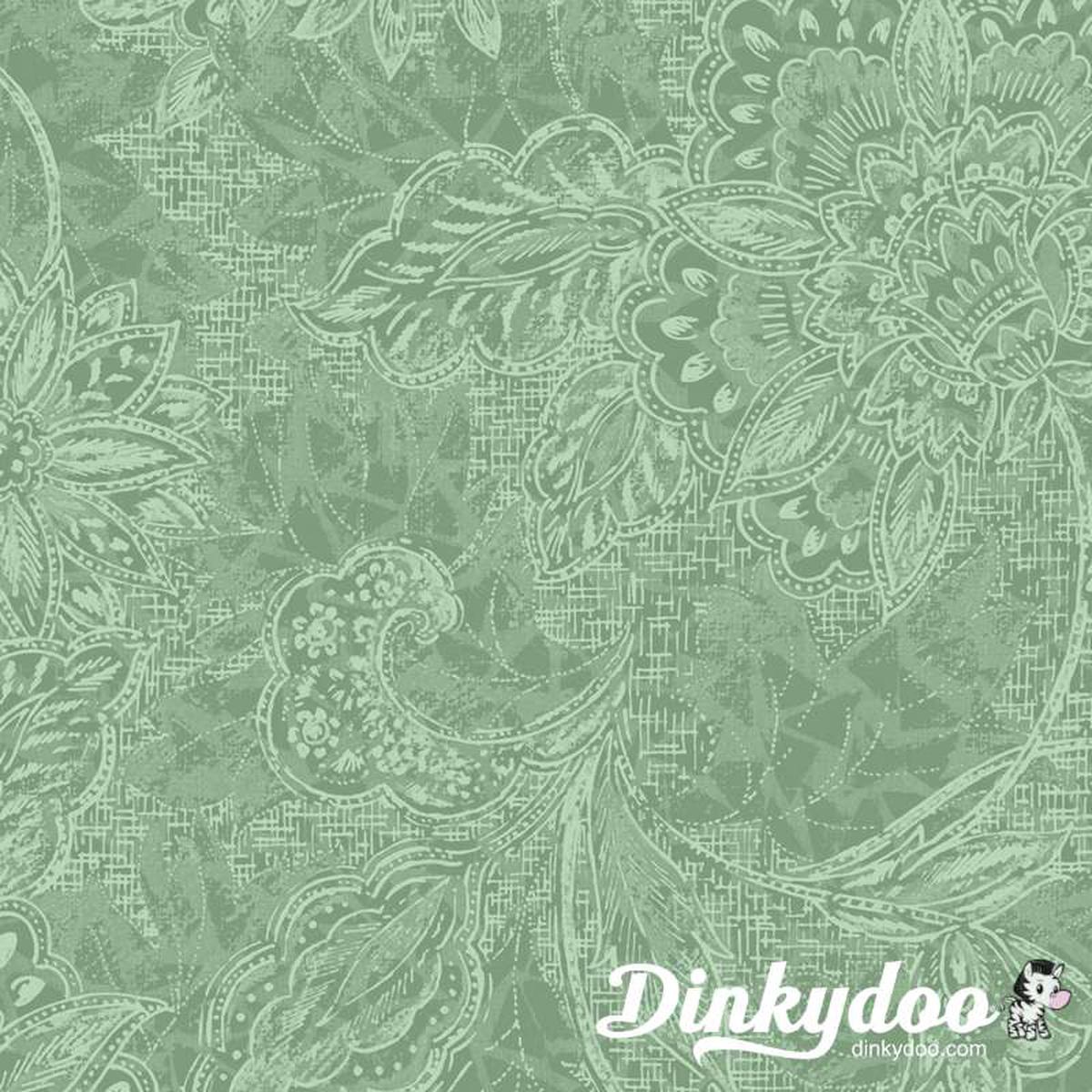 Shadows Jacquard Sage 118" Wideback - Oasis