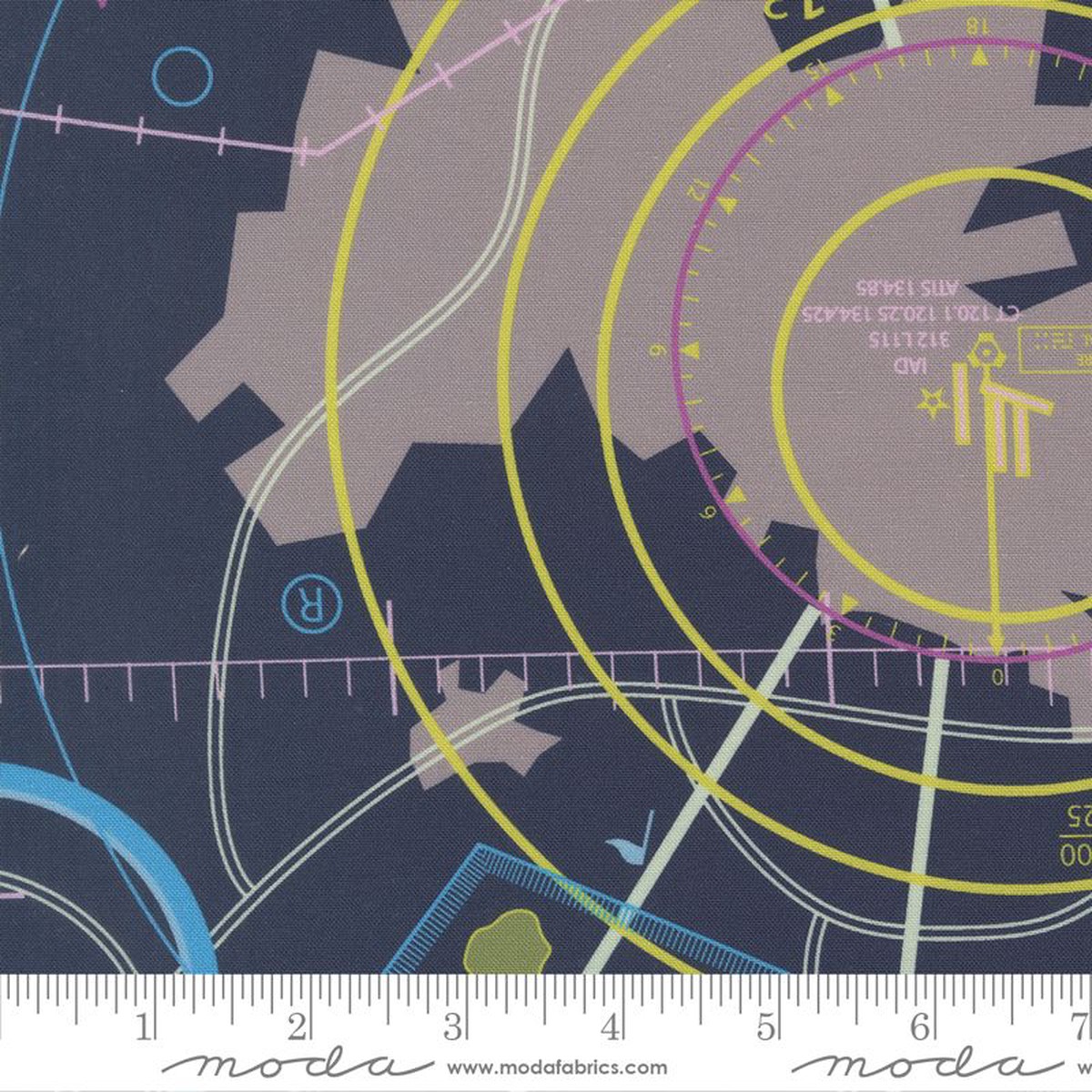 High Flight - VFR Chart in Navy - Sariditty - Moda