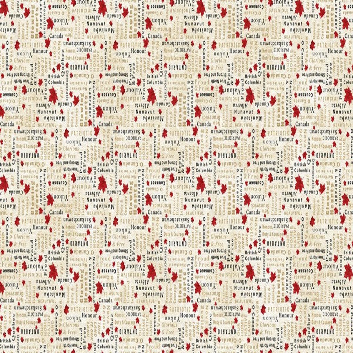 Oh Canada 14 - Words in Beige - Deborah Edwards - Northcott