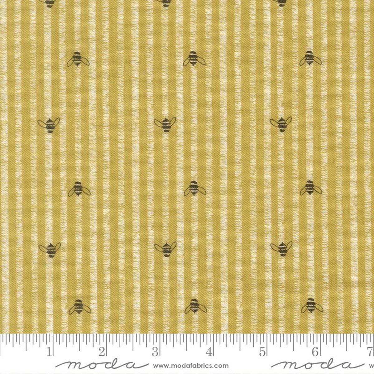Pollinators - Bee Stripes in Golden - Robin Pickens - Moda (Pre-order: Jan 2027)