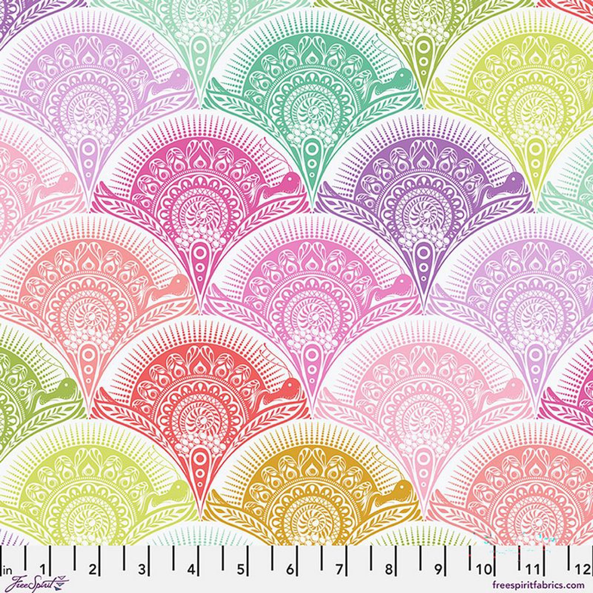 Prince Charming Deja Vu - Snail Scallop in Sugarrush - Tula Pink - Free Spirit (Pre-order: Sept 2026)