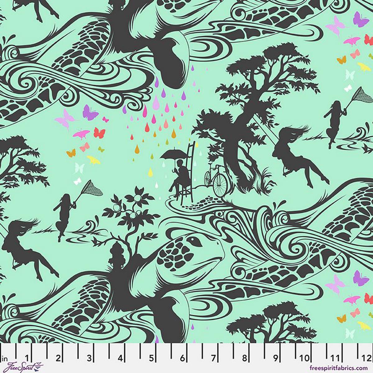 Prince Charming Deja Vu - Turtle Bay in Sweetmint - Tula Pink - Free Spirit
