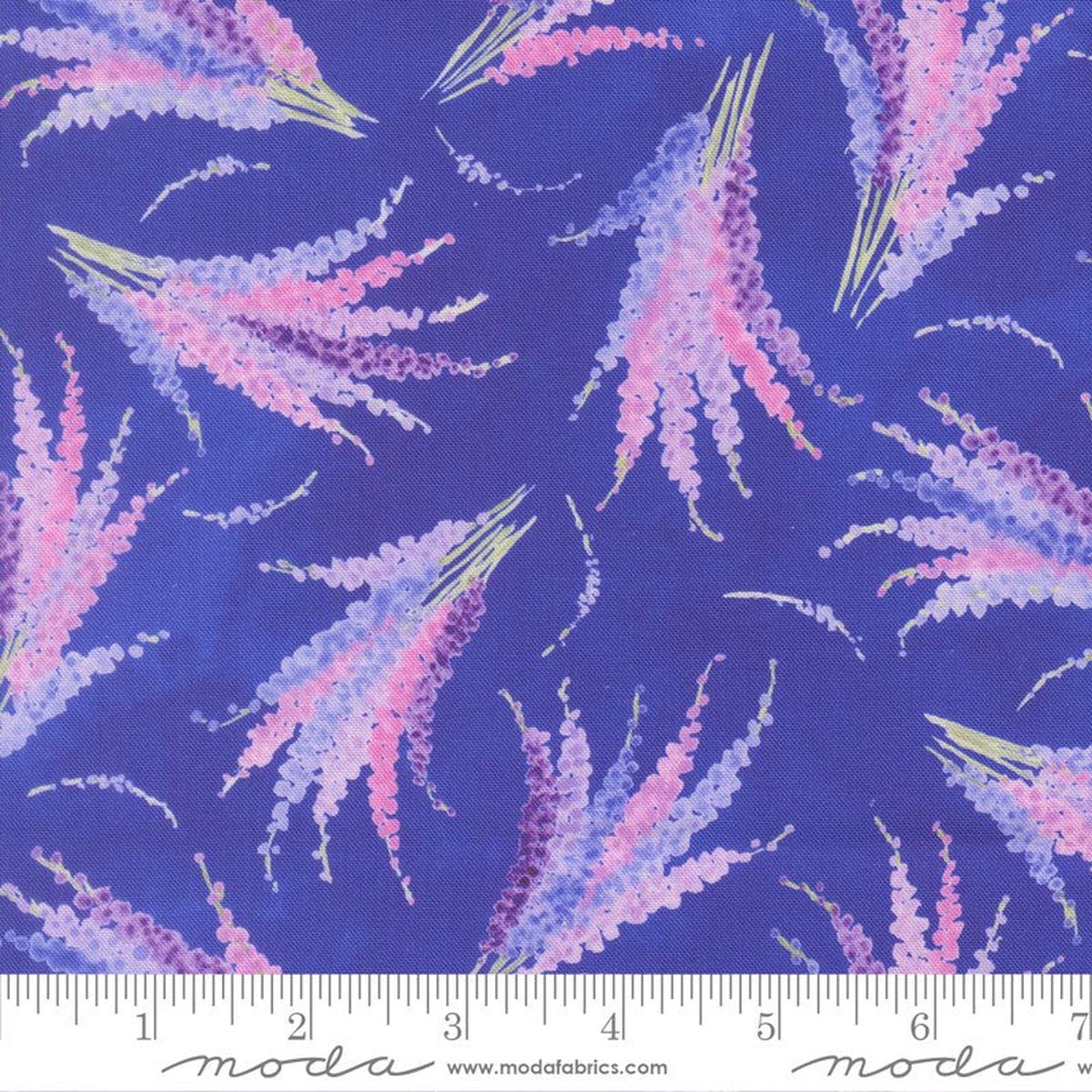 Delphinium - Larkspur in Agapanthus - Janet Clare - Moda (Pre-order: Apr 2026)