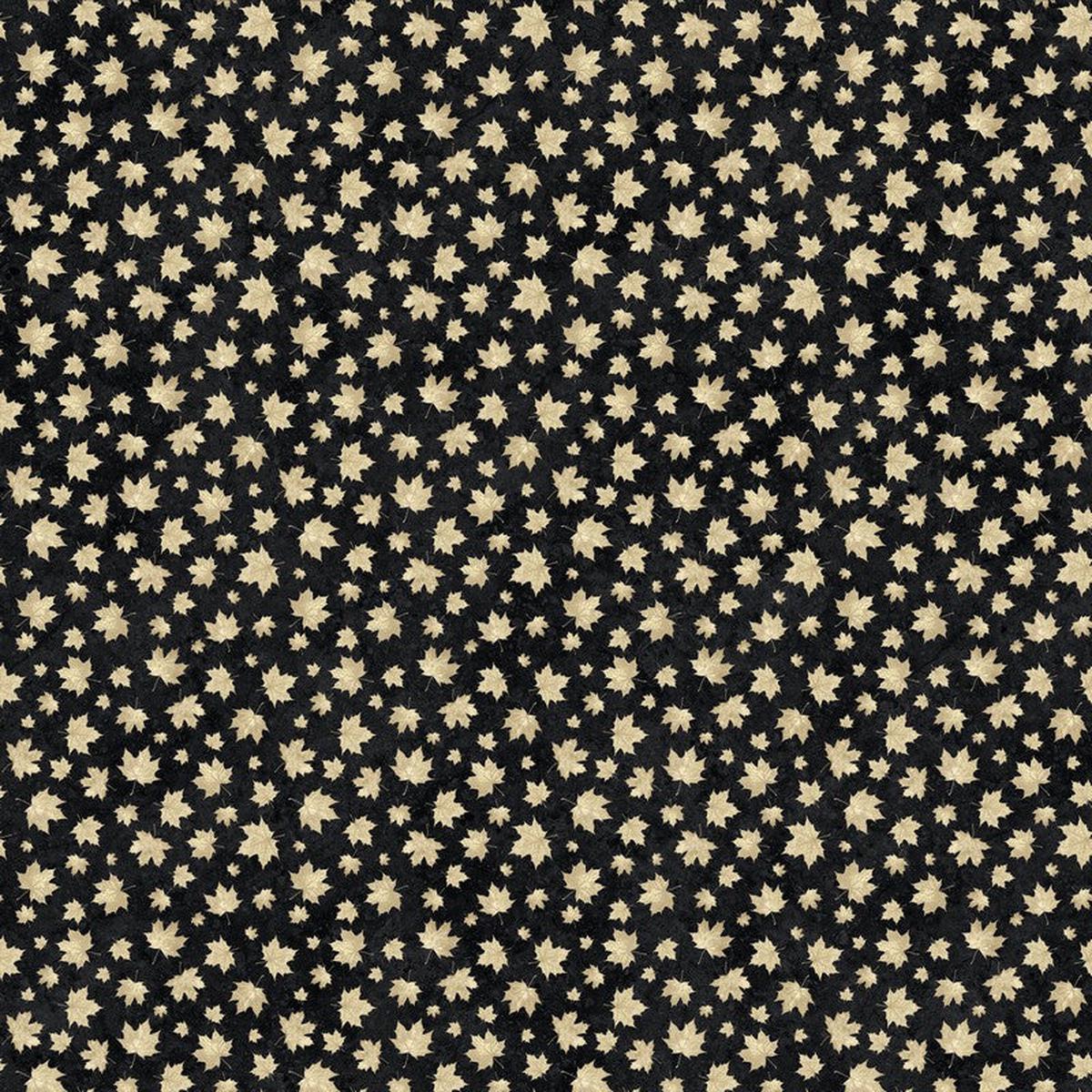 Oh Canada 14 - Leaves in Black - Deborah Edwards - Northcott