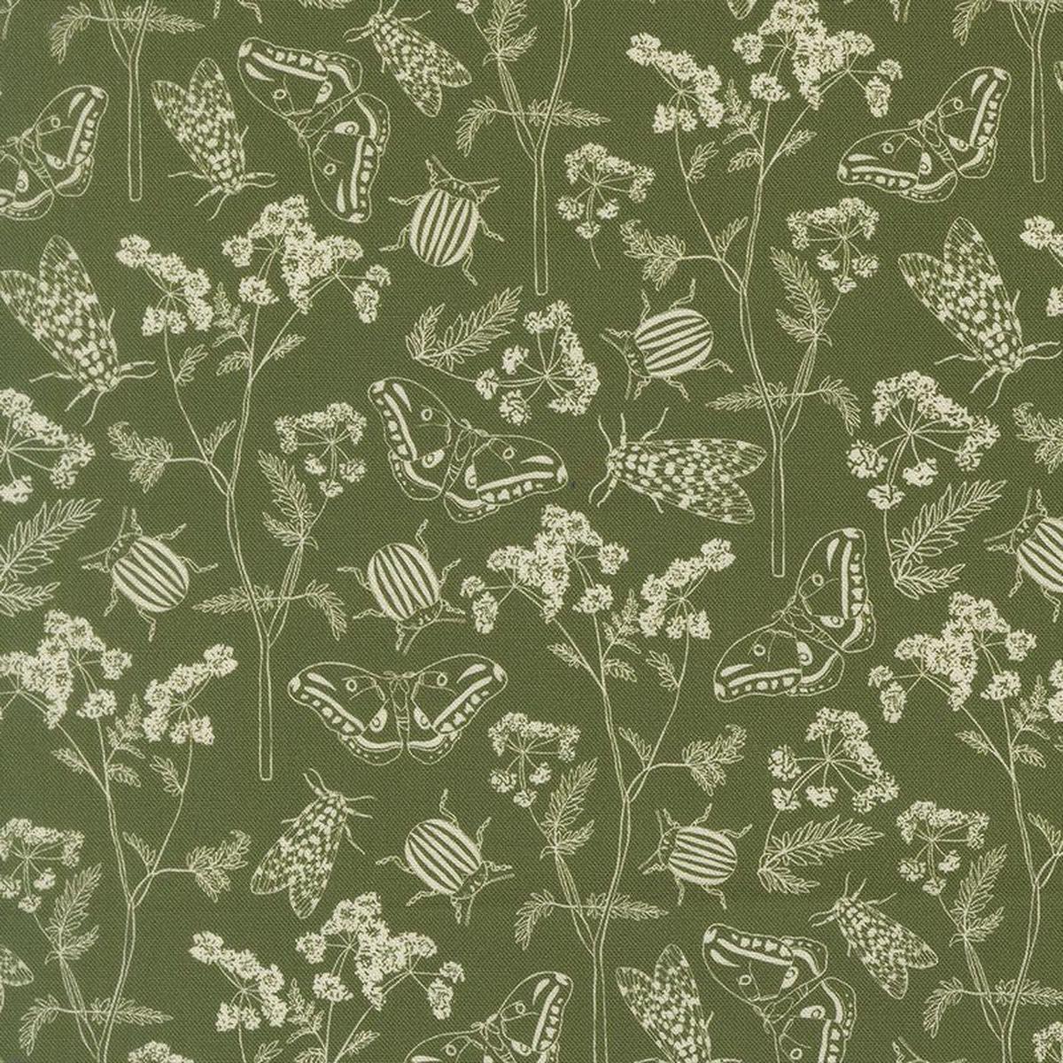 Petalush - Herb Garden in Moss - Kiley's Quilt Room - Moda
