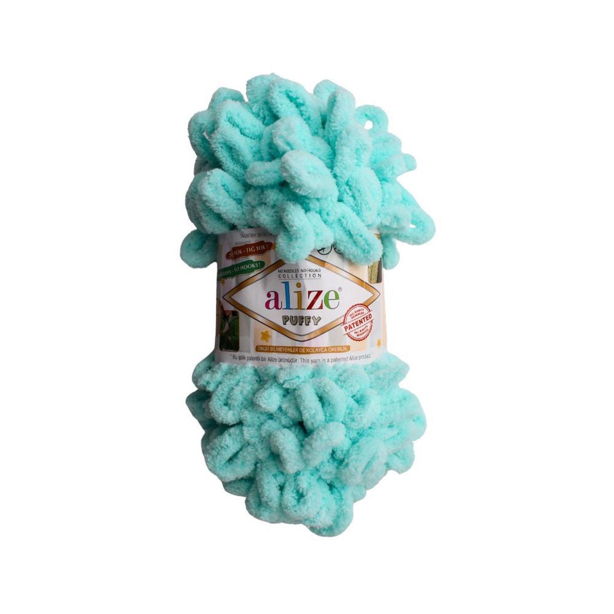 ALIZE PUFFY FINE 100G 867 L/TURQ