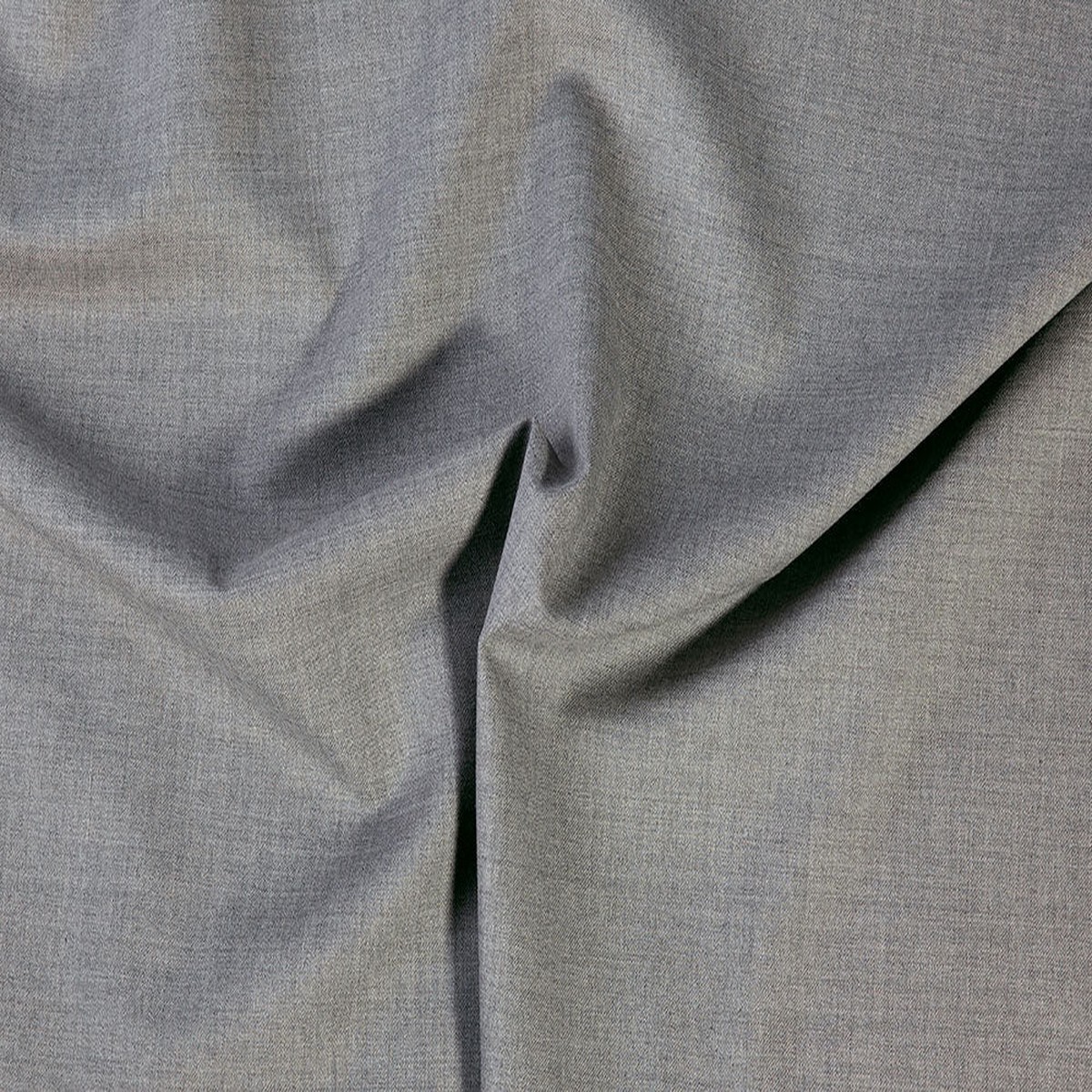 Couture Pigeon Grey Double-Faced Stretch Wool (Made in Italy)