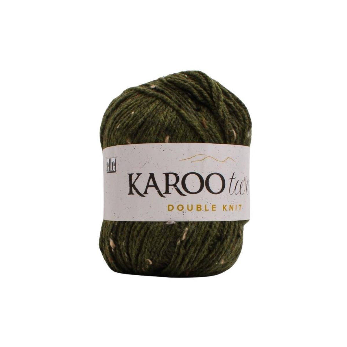 ELLE KAROO TWEED DK 100G CACTUS A EACH