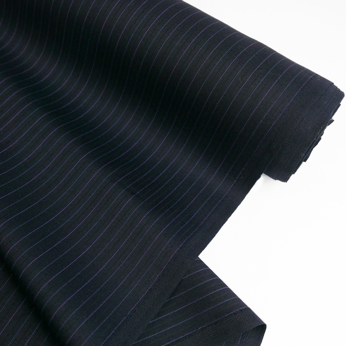 Penelope - Italian Wool Suiting | Midnight Stripe