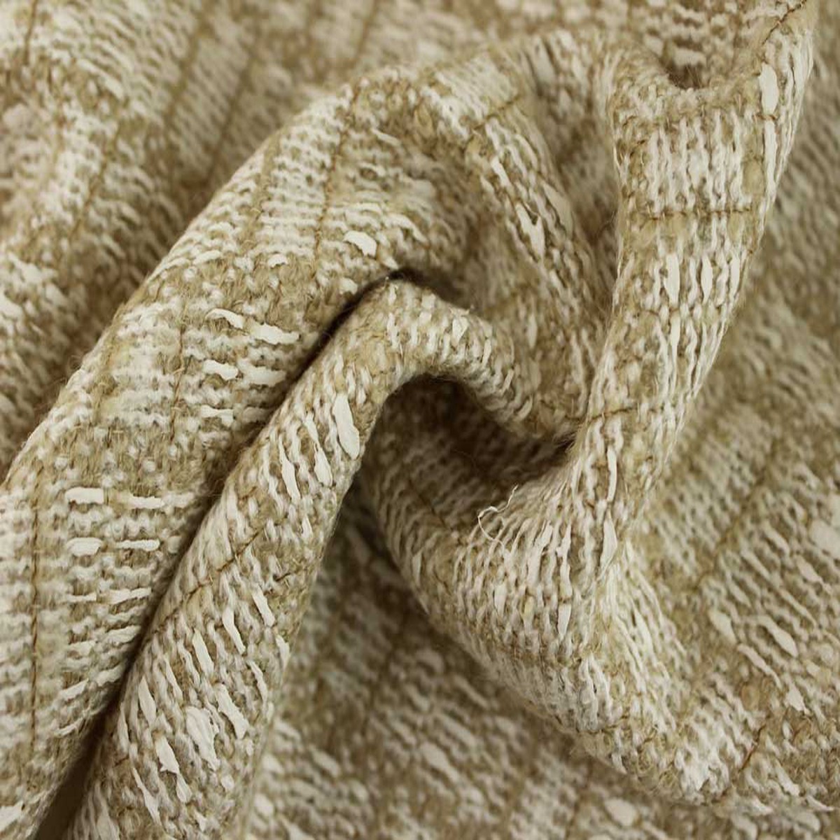 Straw & Snow Fashion Novelty Viscose Blend Boucl (Made in Spain)