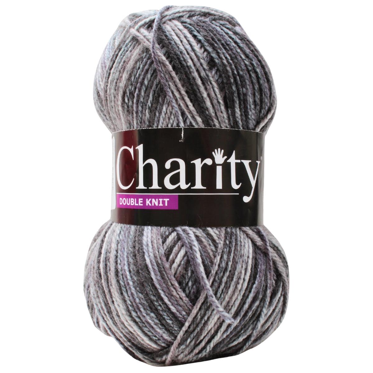 CHARITY P/SKEIN PRINT D.K 100G CHARCOAL