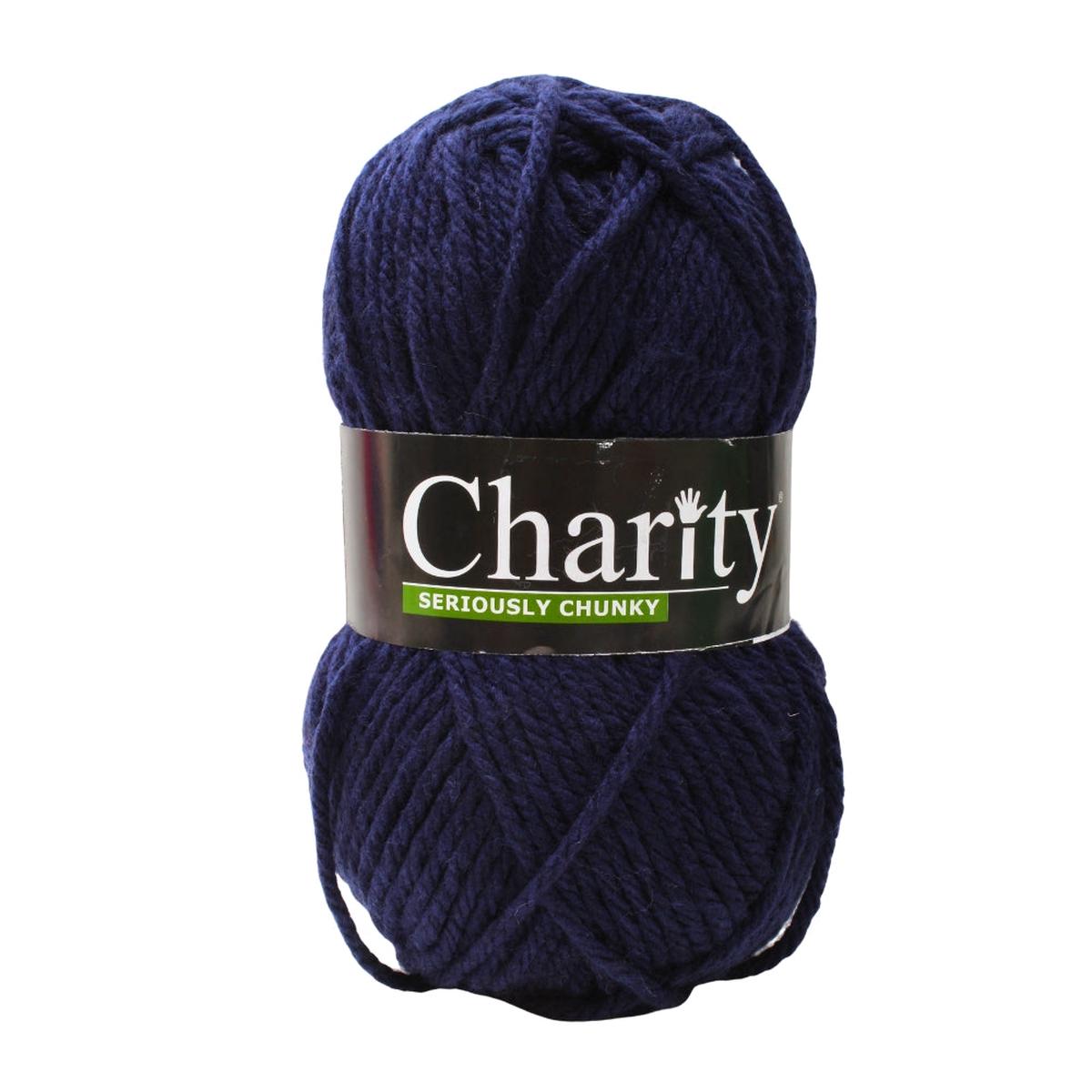 CHARITY SERIOUSLY CHUNKY 150G NAVY