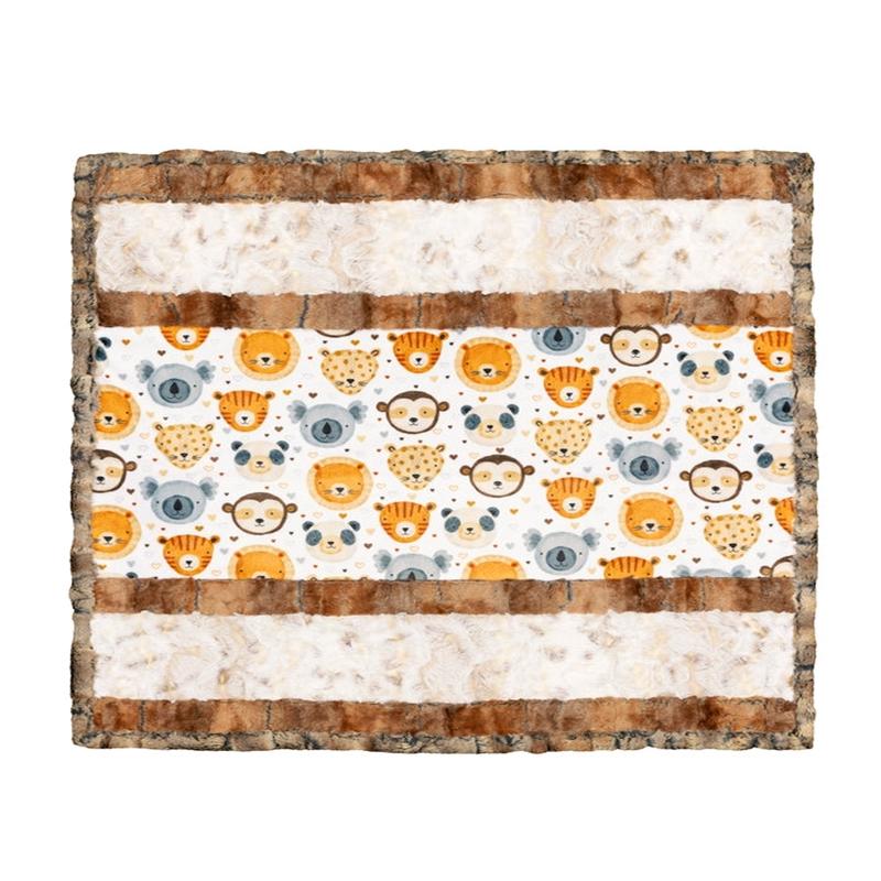 Furever Friends Wee One Cuddle Kit 27"x27" Shannon Fabrics Polyester SF-ckweeonesfureverfriends