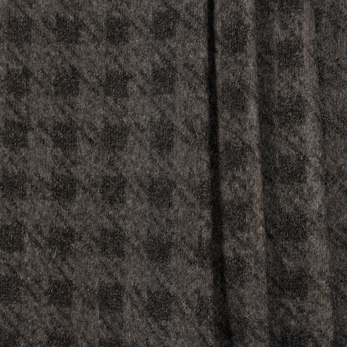 Reversible Smoked Check Wool Coating