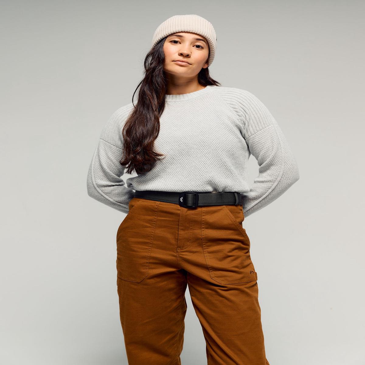 Women's Retreat Merino Blend Crew Pullover - Super Moon