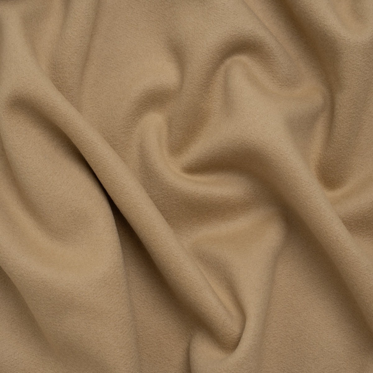 Wool and Cashmere Coating by Alexander McQueen - Camel - Designer Deadstock